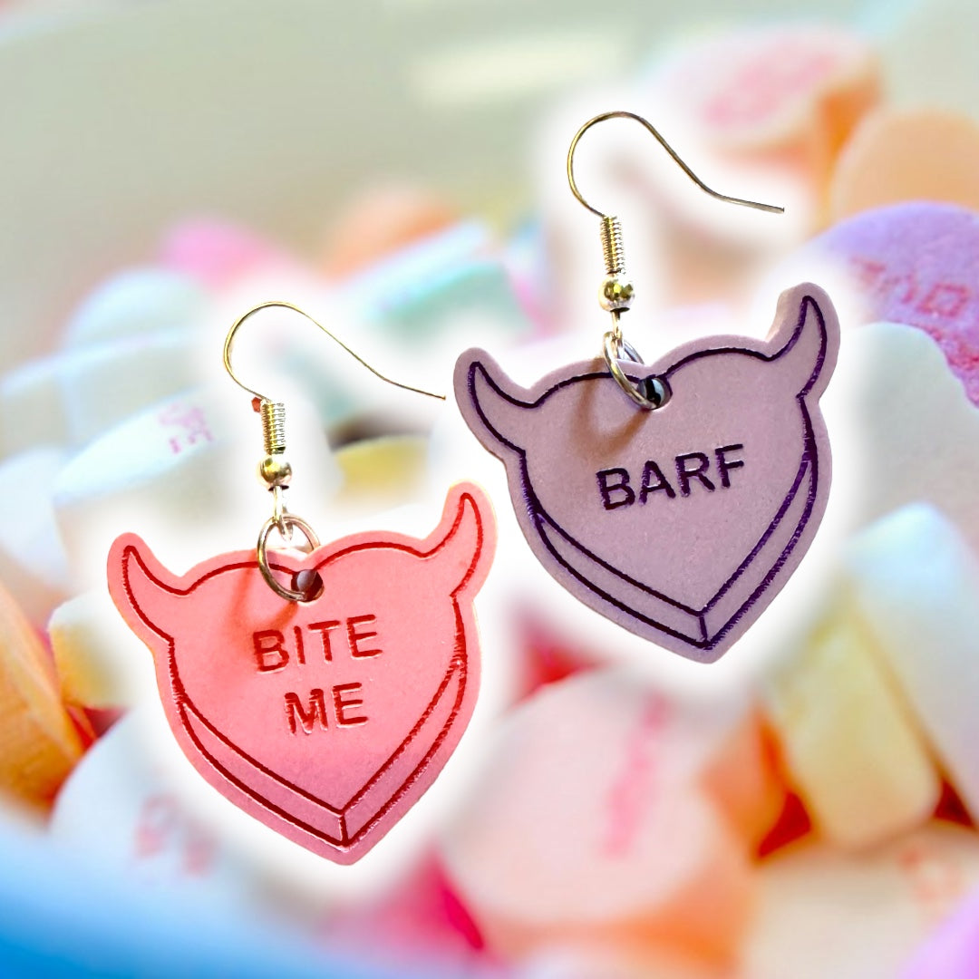 Bratty Heart Mystery Earrings