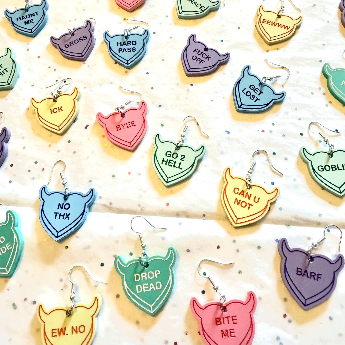 Bratty Heart Mystery Earrings