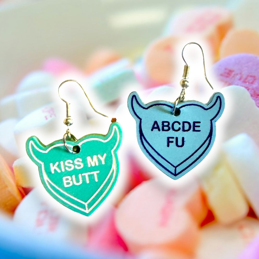 Bratty Heart Mystery Earrings