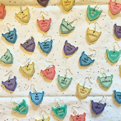 Bratty Heart Mystery Earrings