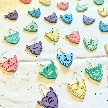 Bratty Heart Mystery Earrings