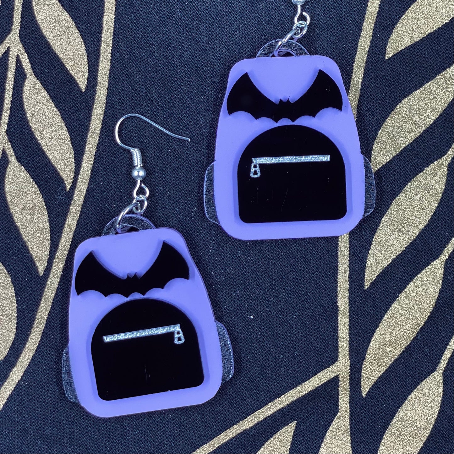 Spooky Backpack Earrings