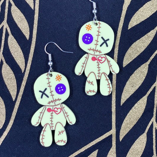 Voodoo Doll Earrings