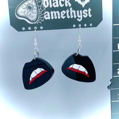 Vampire Lip Earrings