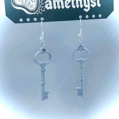 Skeleton Key Earrings