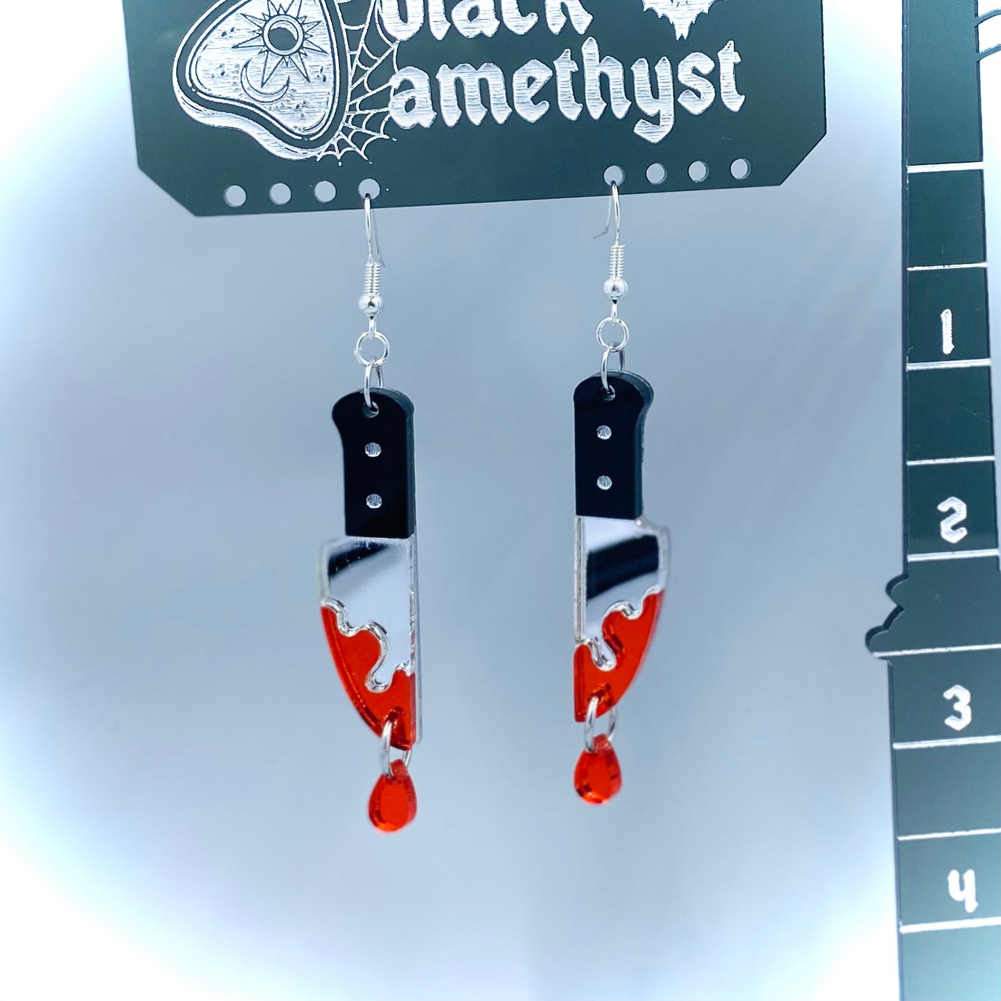 Bloody Knife Earrings