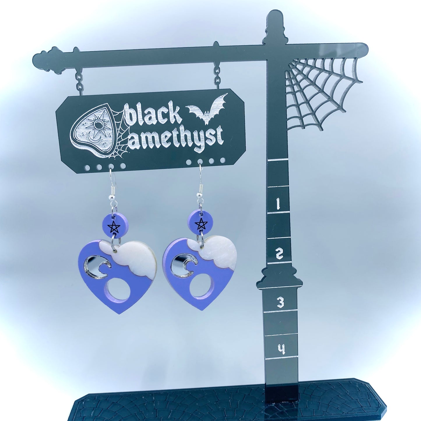 Pastel Ouija Planchette Earrings