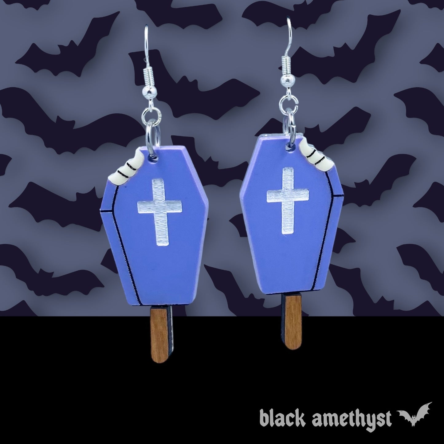 Casket Popsicle Earrings