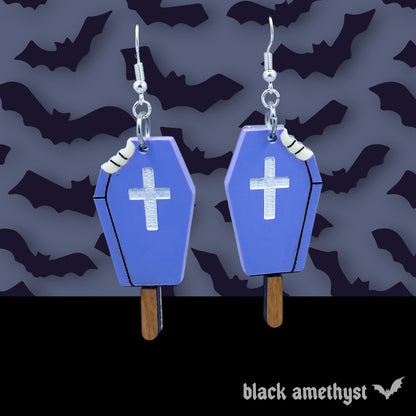 Casket Popsicle Earrings