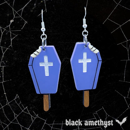 Casket Popsicle Earrings