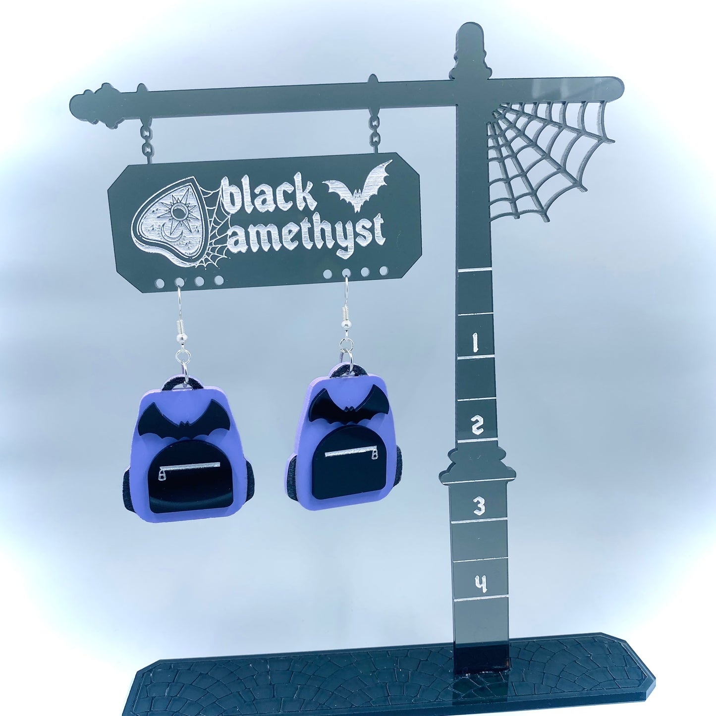 Spooky Backpack Earrings