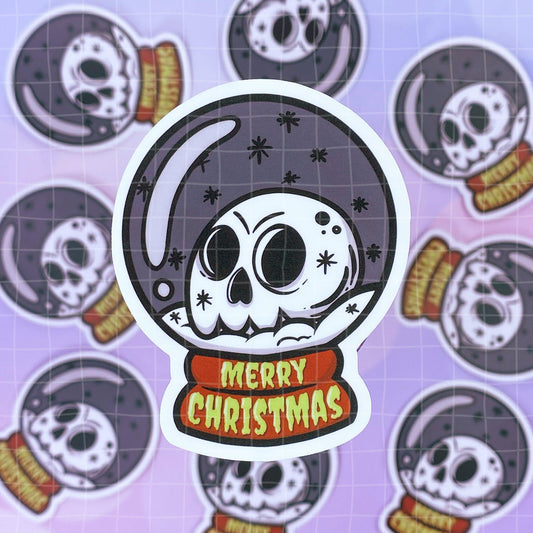 Black Amethyst Creepmas Snowglobe Vinyl sticker 